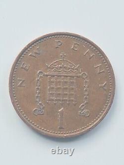 Rare 1971 1p New Penny Coin Original Old Coin, Conservé Dans Une Boîte D'environ 40 Ans