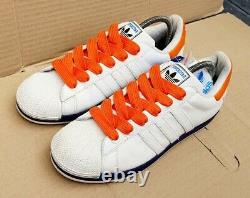 Rare Adidas Superstar Trainers 25 Villes New York City Blanc Taille 8 Uk Boxed