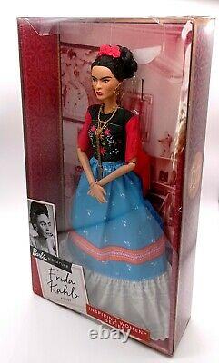 Rare Barbie Frida Kahlo Inspiring Women Series Nouveau Dans La Boîte