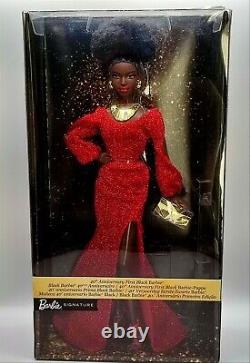 Rare Barbie Signature Premier Noir Barbie 40ème Anniversaire Doll Nouveau Dans La Boîte