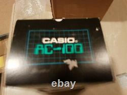 Rare Collectionnable Années 1980 Casio Robot Réveil Ac-100 Brand New Boxed Mint