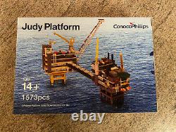 Rare Conocophillips Judy Plate-forme Briques Lumineuses Lego
