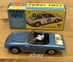 Rare Corgi Toys Lotus Elan S2 318 Nouveau En Boîte