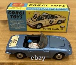 Rare Corgi Toys Lotus Elan S2 318 Nouveau En Boîte