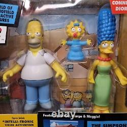 Rare La Maison Simpsons Diorama Homer Marge & Maggie Wos Monde De Springfield