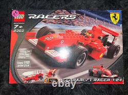Rare Lego Racers Ferrari F1 Racer (8362) Nouveau Scellé En Boîte Rare Ensemble Retraité