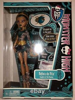 Rare Monster High Doll Nefera De Nile- Nouveau Dans La Boîte