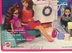 Rare New 1994 Mattel Barbie Home For The Holidays Playset Seeled Box (pas De Poupées)
