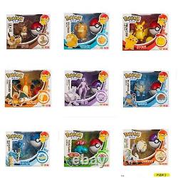 Rare New Pokémon Monster Pokeball Premium Action Figure 9 Collection Boxset