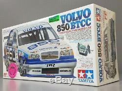 Rare Nouveau Dans La Boîte Scellée Vintage Tamiya 1/10 R / C Volvo 850 Btcc Kit 58183 Ff01 Traction Avant