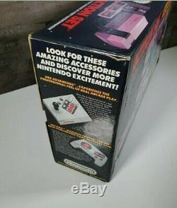 Rare Nouveau Dans Original Nintendo Entertainment System Action Set Gris Vtg