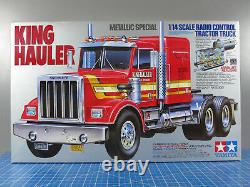 Rare Nouveau En Open Box Tamiya 1/14 Metallic Edition King Hauler Semi Rc Truck