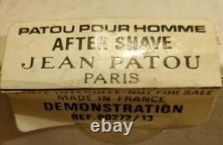 Rare Nouveau Vintage Boîte Jean Patou Pour Homme Aftershave 90ml Spray Formule de 1980
