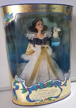 Rare Nouvelle Poupée Barbie Disney Blanche-Neige en boîte édition collector pour les fêtes