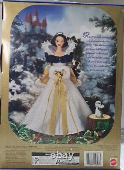 Rare Nouvelle Poupée Barbie Disney Blanche-Neige en boîte édition collector pour les fêtes