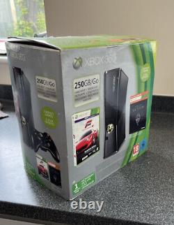 Rare Nxe Xbox 360 Slim Boxed + 16 Jeux Controller + New Power Supply + 250gb