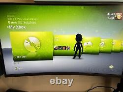 Rare Nxe Xbox 360 Slim Boxed + 16 Jeux Controller + New Power Supply + 250gb