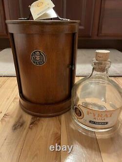 Rare Pyrat Rum Xo Réserve Bouteille Vide, Étiquettes Et Boîte En Bois Cas D'affichage 750ml Nouveau