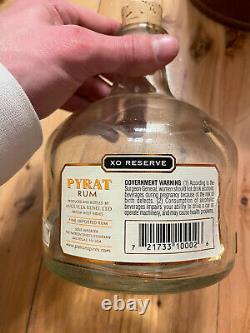 Rare Pyrat Rum Xo Réserve Bouteille Vide, Étiquettes Et Boîte En Bois Cas D'affichage 750ml Nouveau