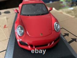 Rare Revendeur Minichamps 1/43 Porsche 911 Carrera S Aerokit Neuf Boîte 020 113 0d