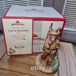 Rare Royal Doulton Bunnykins DB516 COO-EE 223/750 neuf dans sa boîte avec certificat