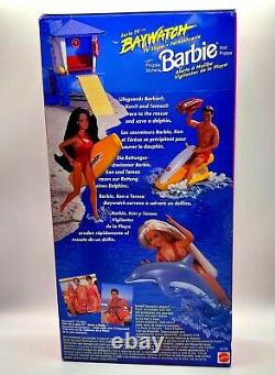 Rare Vintage 1994 Barbie Baywatch Mattel Bnib Blonde Tv Show 90s Nouveau