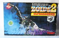 Rare Vintage 80's Zoids 2 Ultrasaurus 5953 Tomy Huge Box New With Missing Part