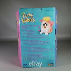 Rare Vintage Confetti Baby 1999 Furby Babies Blue Yeux Nouveau Dans La Boîte Modèle 70-940
