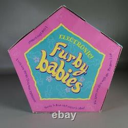 Rare Vintage Confetti Baby 1999 Furby Babies Blue Yeux Nouveau Dans La Boîte Modèle 70-940