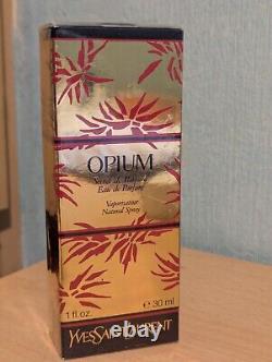 Rare Vintage YSL Opium Secret de Parfum 30ml. État neuf, boîte scellée.