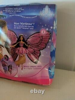 Rêve? Barbie Magic Wings Mariposa African American Doll Nouvelle Boîte Porter Bin394