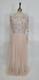 Robe De Soirée Rose Pailletée Needle & Thread Rare Neuf Dans Sa Boîte #m