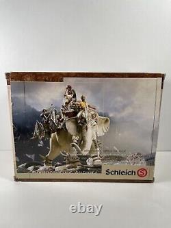 Schleich 42079 Attachement d'Éléphant de Combat (Oriental) Boîte Rare Nouvelle à l'Intérieur