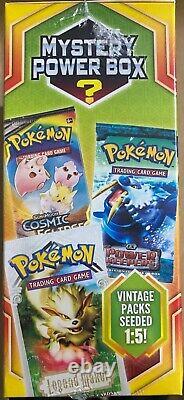 Sealed Pokemon Mystery Power Box 8 Rare Boîte Exclusive En Ligne Avec 2 Packs Bonus