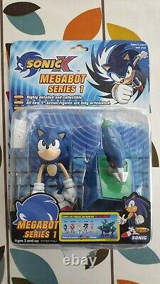 Sonic X Megabot Series 1 (2005) Sonic Boxed Rare Tout Neuf