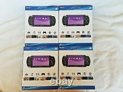 Sony Playstation Portable Psp 3000 4 Unités Factory Seeled In Factory Box Rare