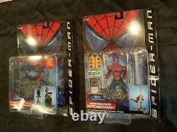 Spider-man Super Jeu De Figure D'action Possible Biz Film Merchandise Vhtf Rare Gift