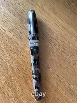 Stylo Roller Montegrappa Fortuna Camouflage BNIB Nouvelle Boîte RRP 275 £ Rare