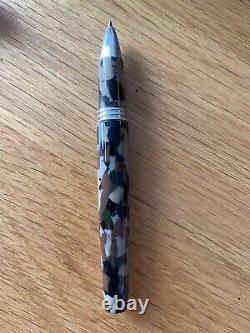 Stylo Roller Montegrappa Fortuna Camouflage BNIB Nouvelle Boîte RRP 275 £ Rare