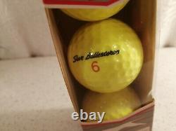 Super Vintage & Rare Seve Ballesteros Slazenger Green Golf Balls Newithboxed