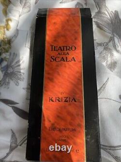 Teatro Alla Scala de Krizia 50 ml Eau de Parfum NOUVEAU SOUS EMBALLAGE Super Rare Vintage