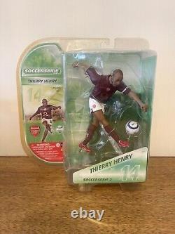 Thierry Henry Soccerserie 2 figurine Support à jouet Nouvelle boîte Article de collection rare