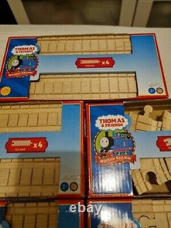 Thomas The Tank Wooden Railway! Clickity-clack Track Nouveau Dans La Piste De Boîte! Rare