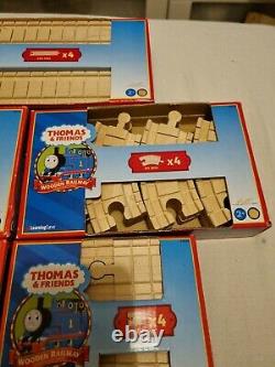 Thomas The Tank Wooden Railway! Clickity-clack Track Nouveau Dans La Piste De Boîte! Rare