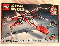 Tout Nouveau - Sealed Lego 4002019 Star Wars Christmas X-wing Rare Limited Set