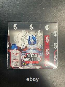 Transformateurs Tcg Wave 5 Titan Masters Booster Booster Box Rare! Navires Scellés Maintenant