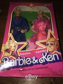 Tres Rare 1978 Barbie Ken Doll Superstar Gift Boxed Set Dept Exclusive Store Nib
