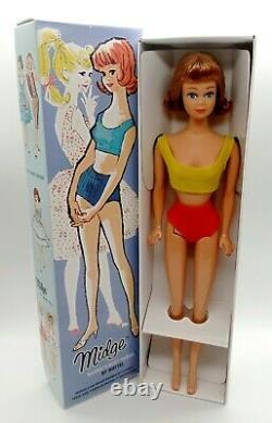 Très Rare 1998 Vintage 1960 Reproduction Barbie Midge Poupée Neuve En Boîte