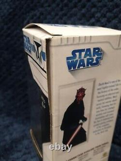 Très rare 2008 Funko Darth Maul Bobblehead Star Wars Neuf et dans sa boîte