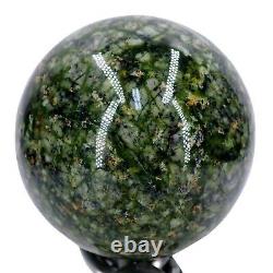 Très rare sphère de serpentine A +++ du Pakistan 95×95×95 mm Poids 1270.9 g